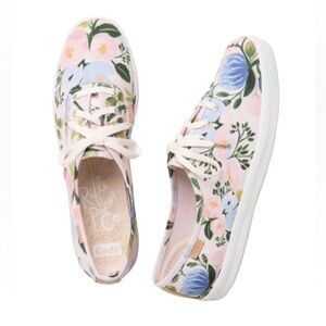 Keds Rifle Paper Company Botanical Floral Print Sneakers women’s size 8.5